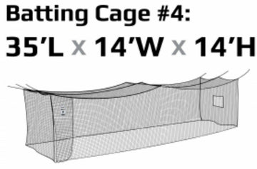 JUGS #4 Cage Twisted Knotted Polyethylene #60 Net 35 x 14 x 14: N4005