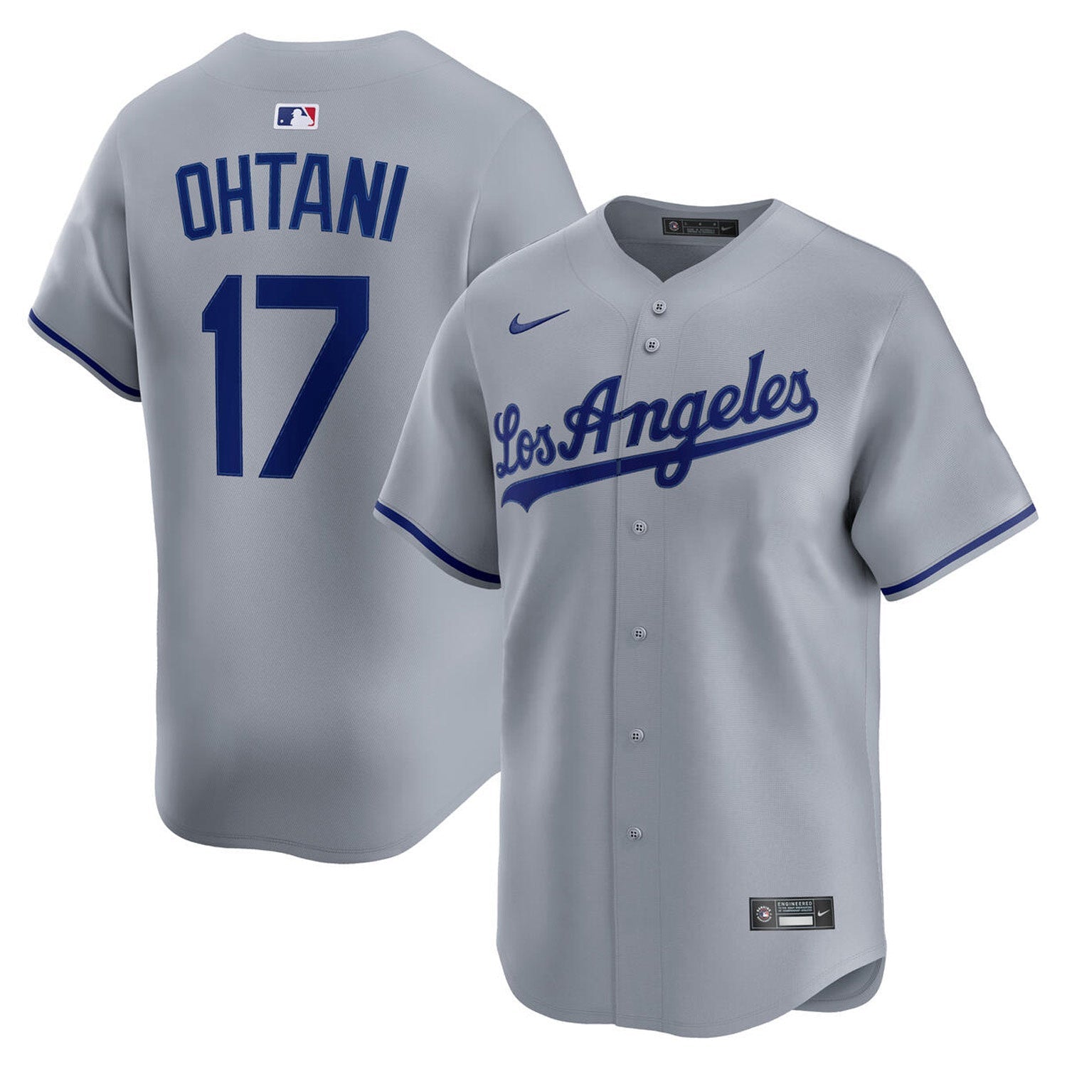 Los Angeles Dodgers Shohei Ohtani Grey Jersey