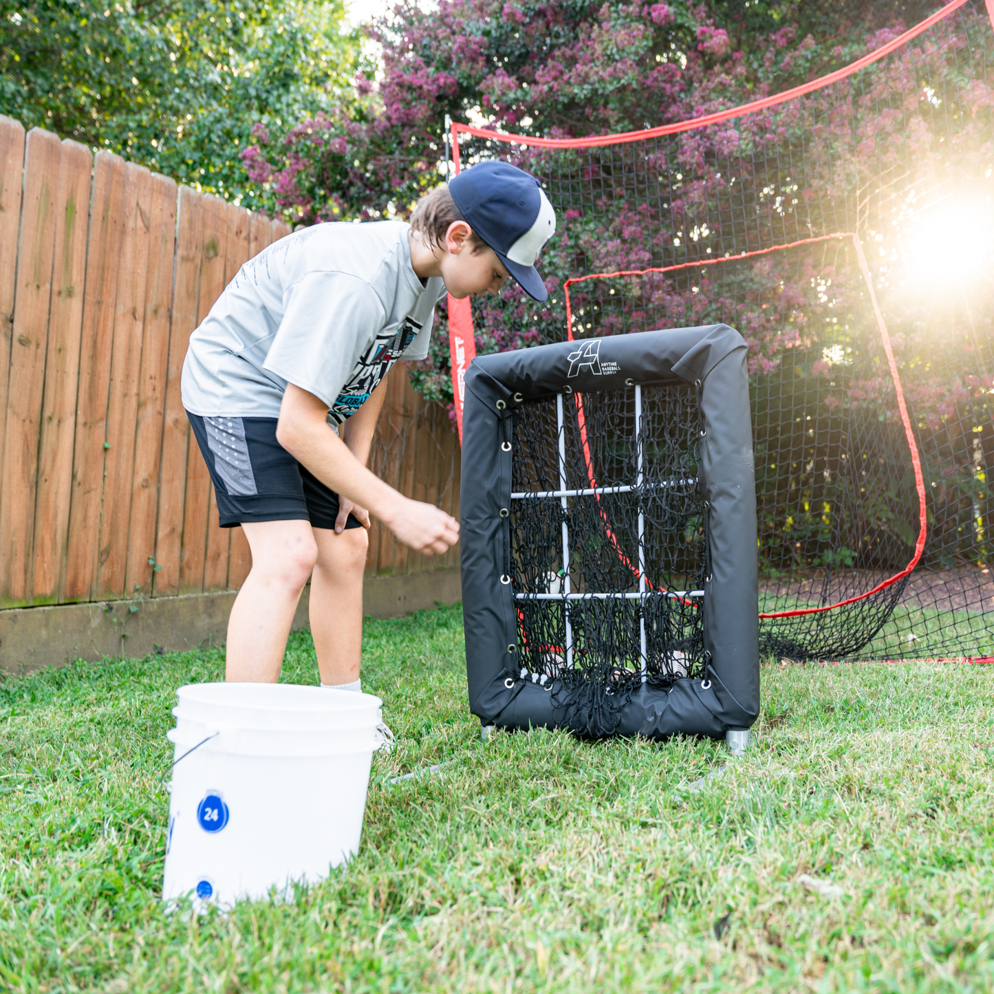 No Hitter Net - Pitching Net Target with Strike Zone for Baseball and Softball