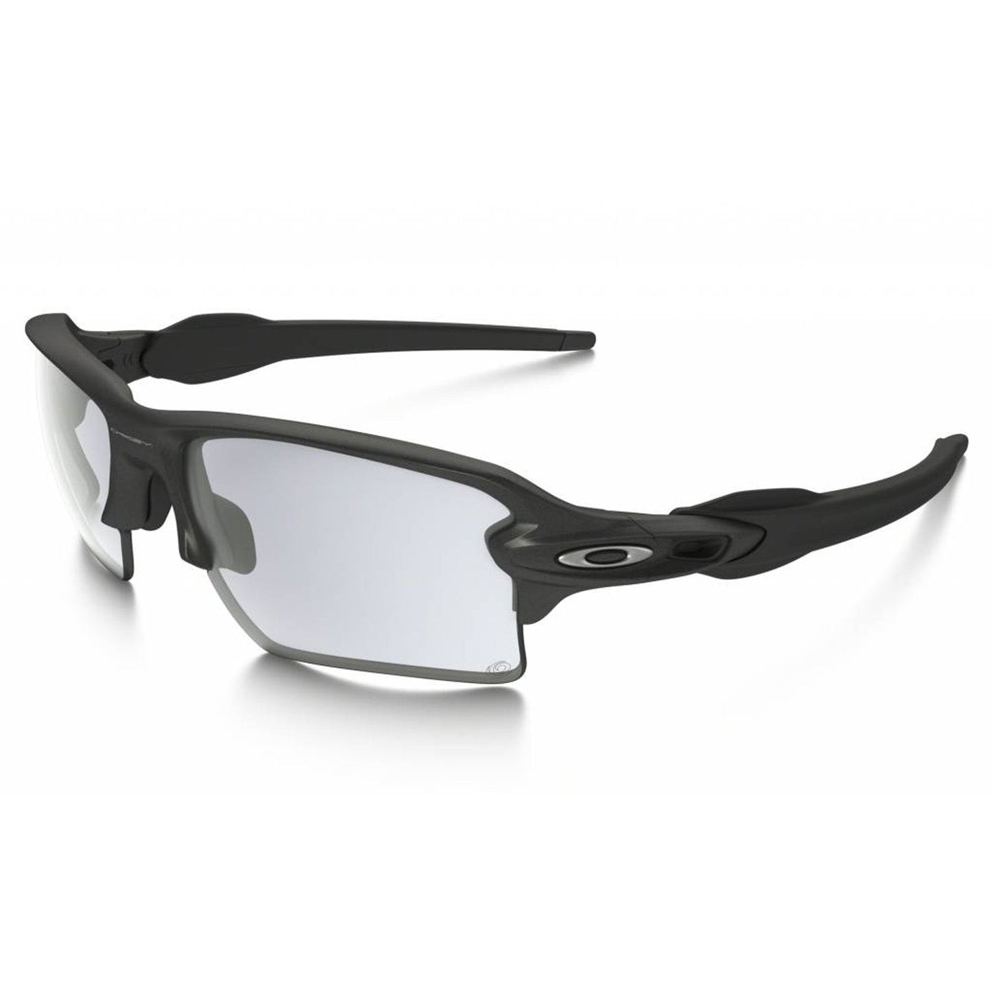 Flak 2.0 XL Steel w/ Clear to Black Iridium Photochromic Sunglasses