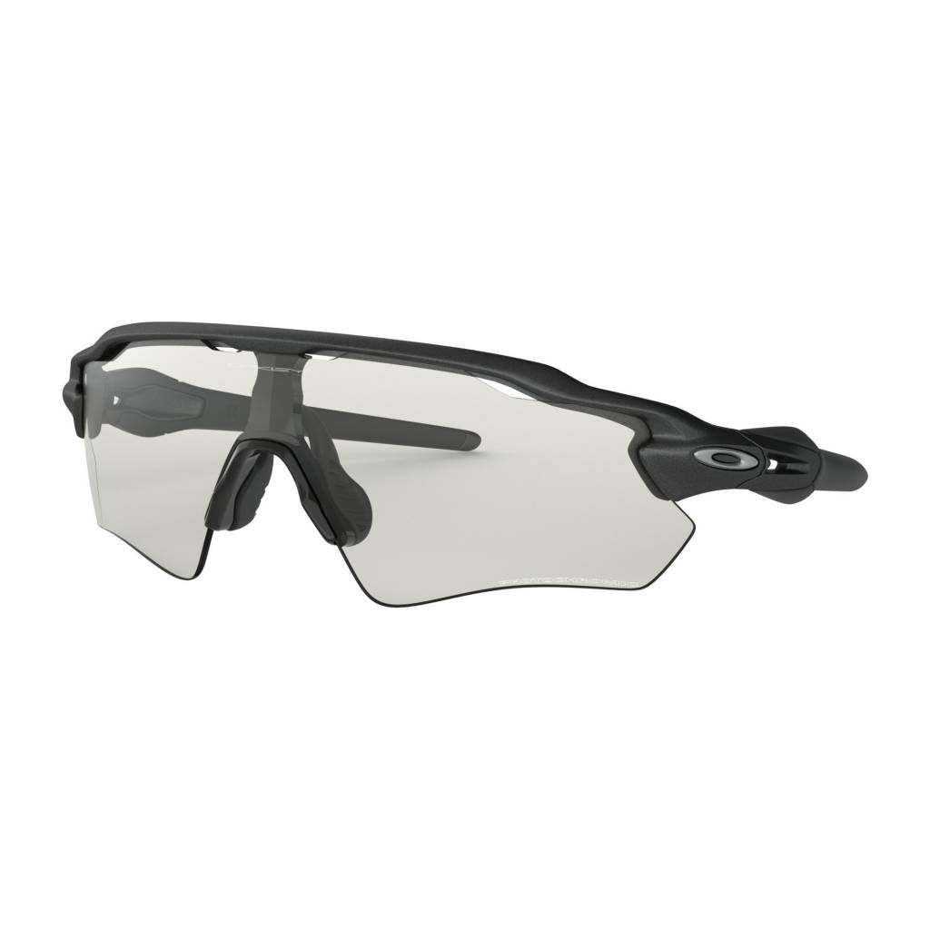 Radar EV Path Steel W/ Clear Black Iridium Photochromic Activated Sunglasses