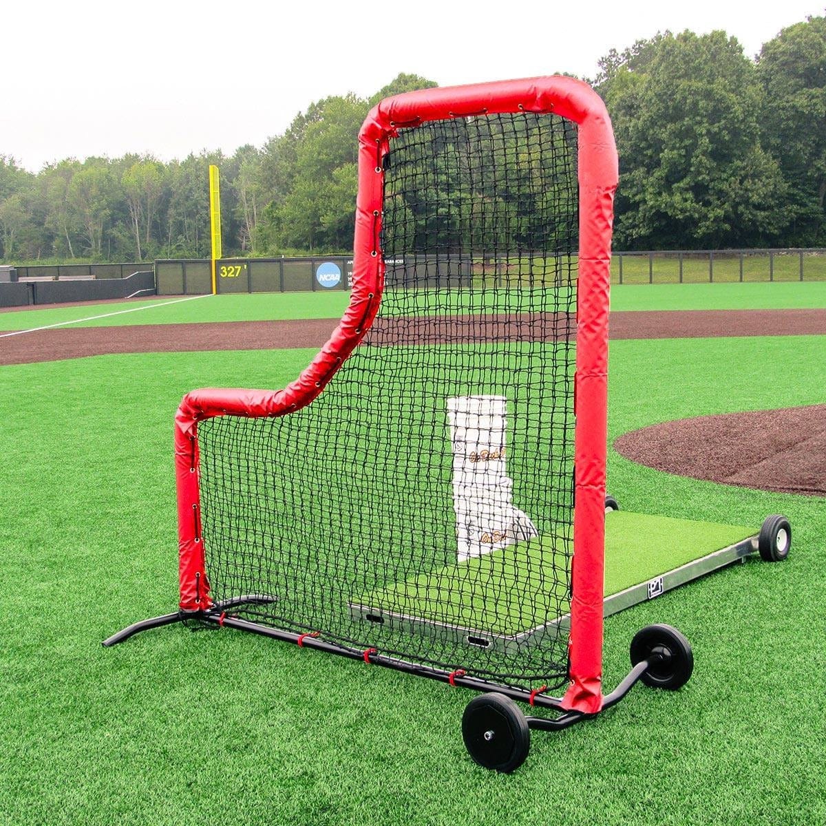 On Deck Sports Sentinel 7 L-Screen w/ Padding & Wheel Kit  W-PS2003-WK