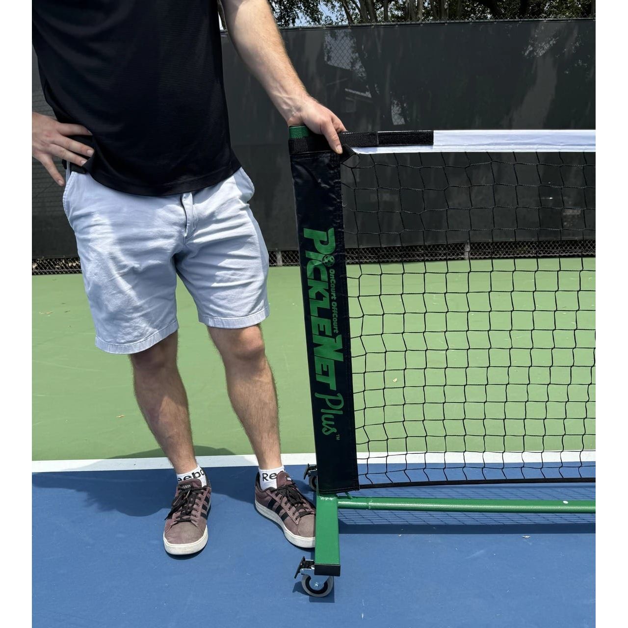 OnCourt OffCourt PickleNet Plus Portable Pickleball Net System TAPNOPL