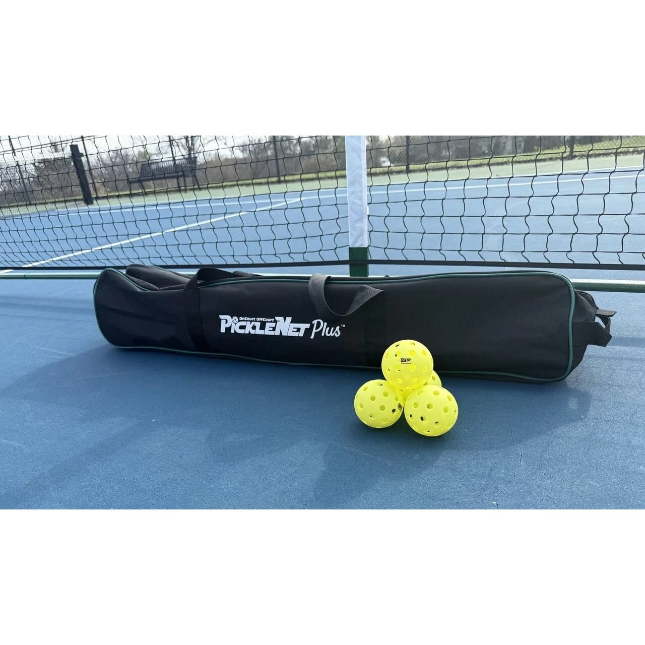 OnCourt OffCourt PickleNet Plus Portable Pickleball Net System TAPNOPL