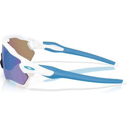 Radar EV S Path Polished White w/ PRIZM Sapphire Sunglasses