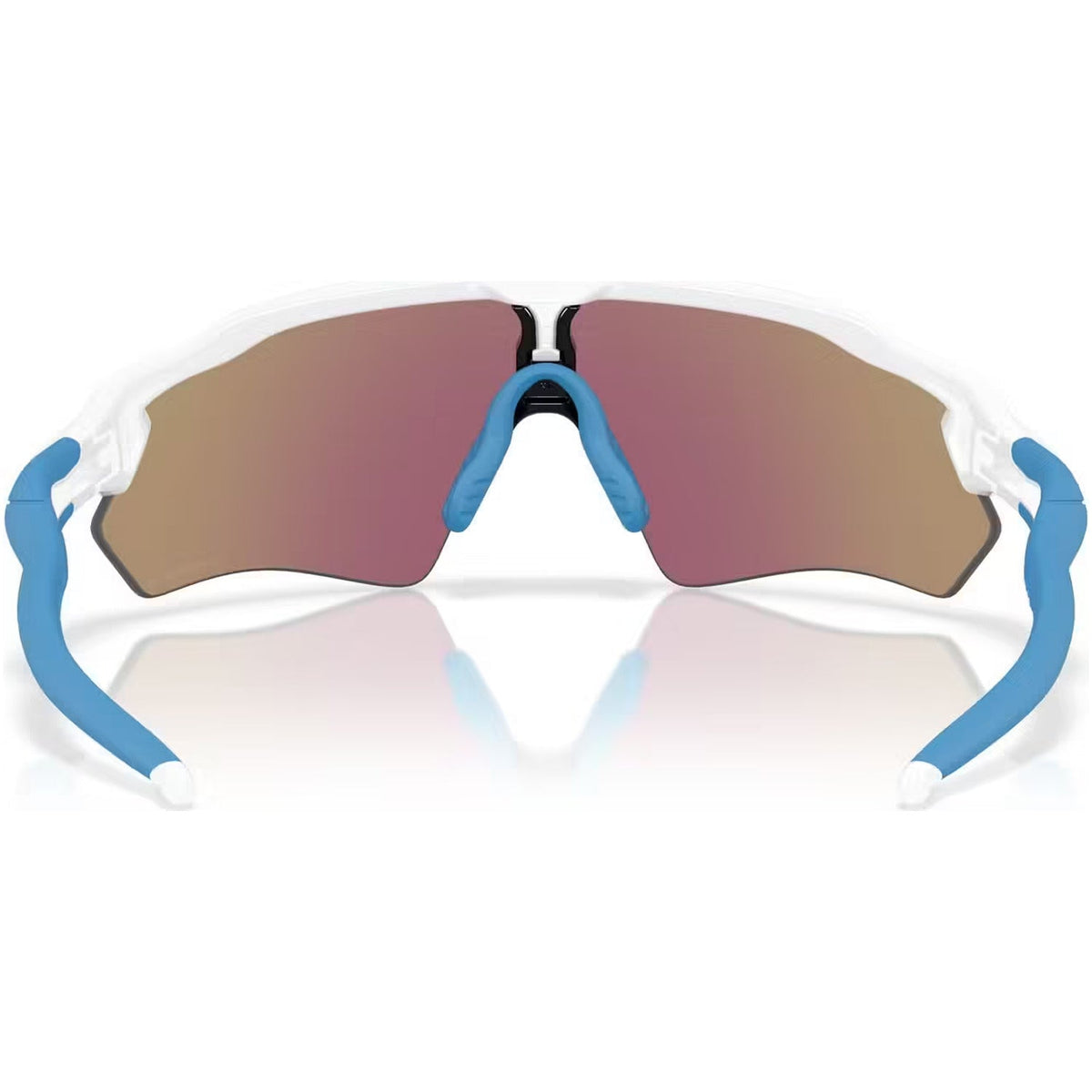 Radar EV S Path Polished White w/ PRIZM Sapphire Sunglasses