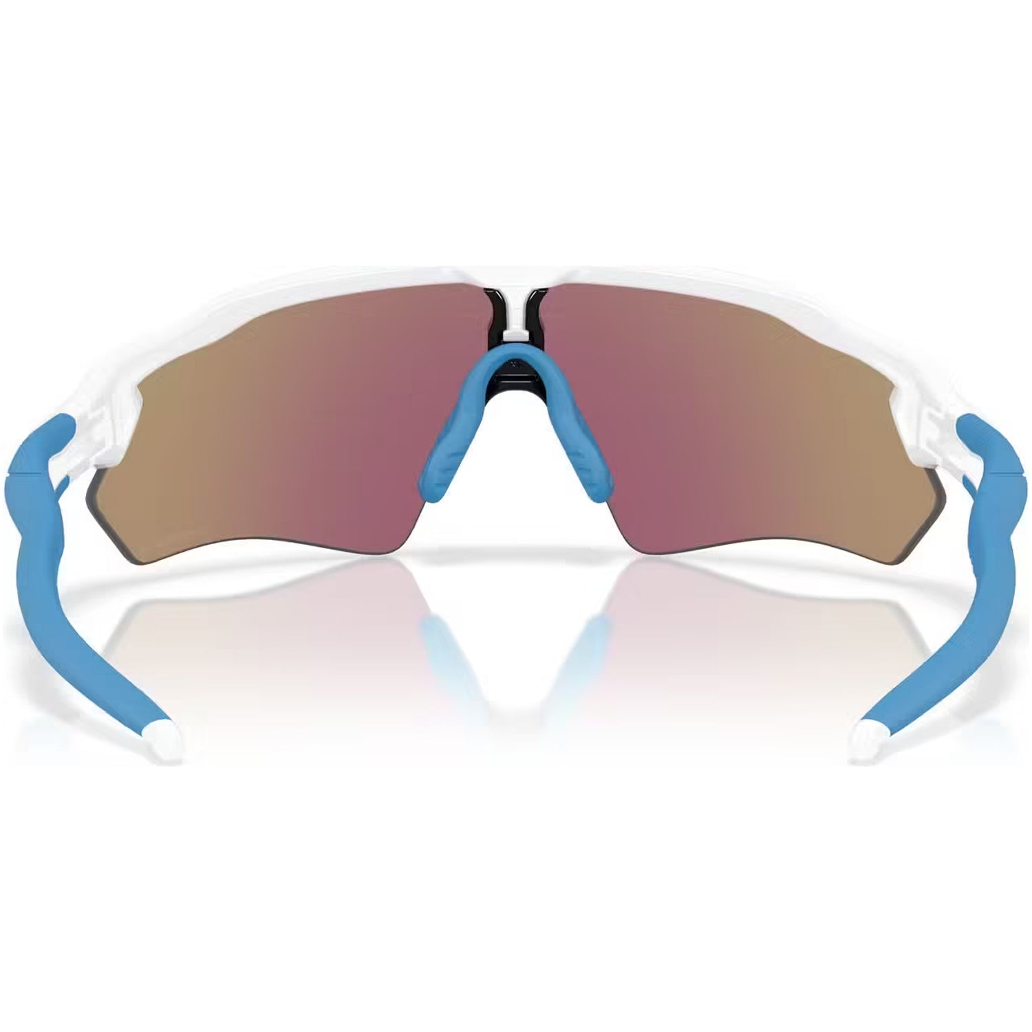 Radar EV S Path Polished White w/ PRIZM Sapphire Sunglasses