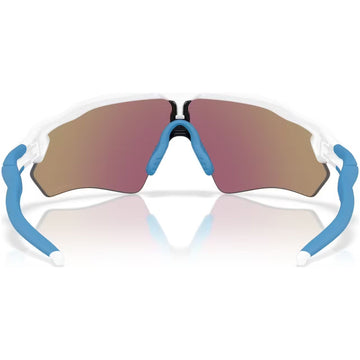 Radar EV S Path Polished White w/ PRIZM Sapphire Sunglasses