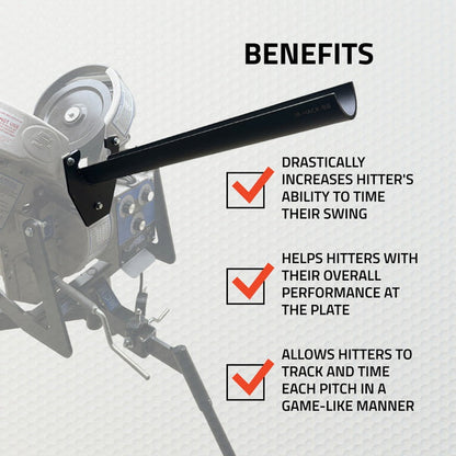 Baseball - Perfect Timing™ Extended Pitching Machine Chutes for Junior Hack Attack Pitching Machines