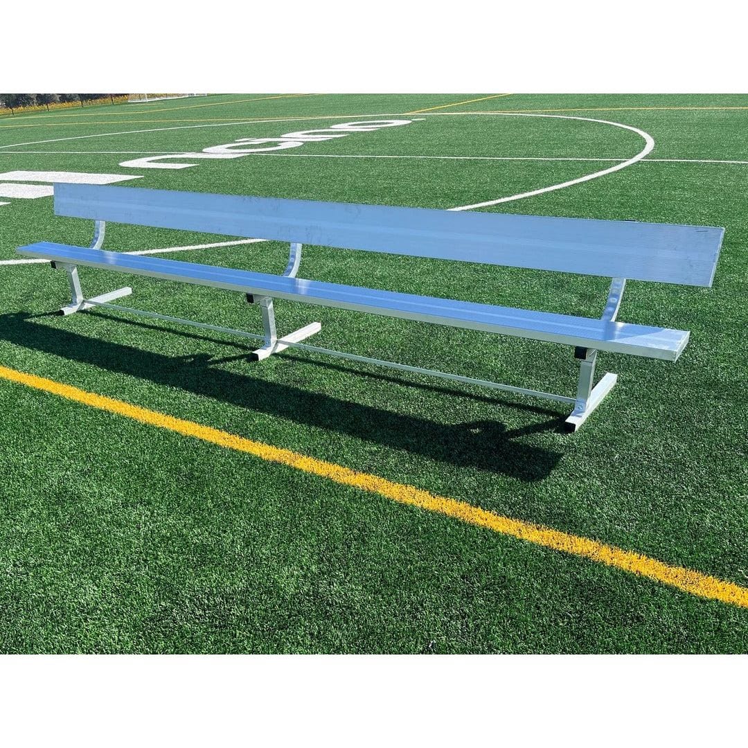 PEVO Aluminum Soccer Team Benches with Backrest
