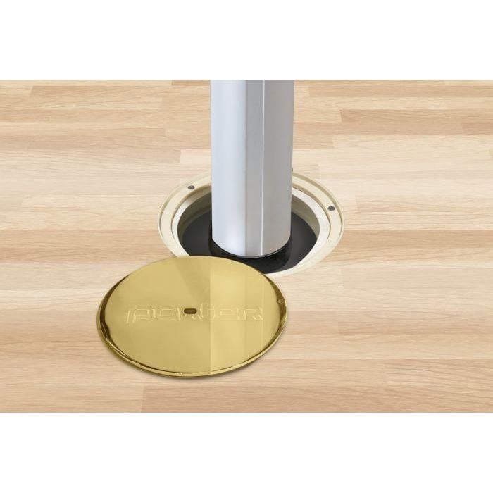 Porter 2-3/8" Dia. Ground Sleeve with Round Cover Plate 00770100