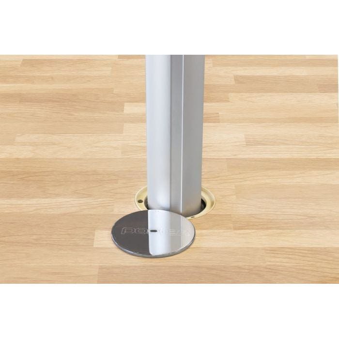 Porter 2-3/8" Dia. Ground Sleeve with Round Cover Plate 00770100