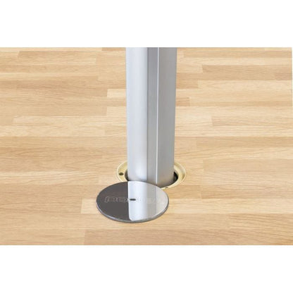 Porter 2-3/8" Dia. Ground Sleeve with Round Cover Plate 00770100