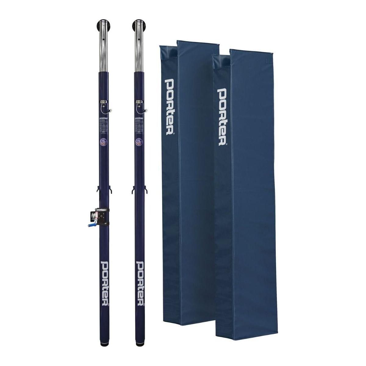 Porter Powr Steel 3" Volleyball End Standards w/ Pads 17919