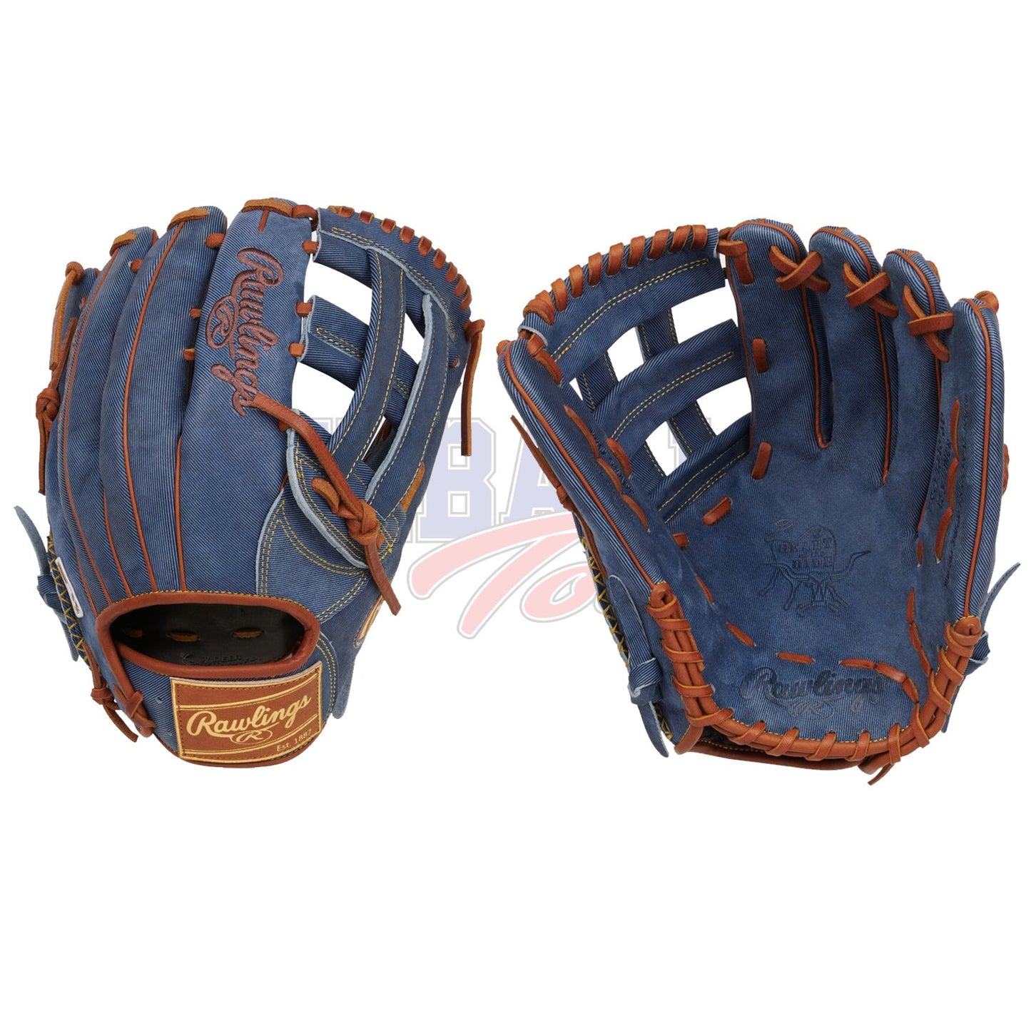 PRO3039-6D Limited Edition Denim Heart of the Hide Pro Label 12.75"