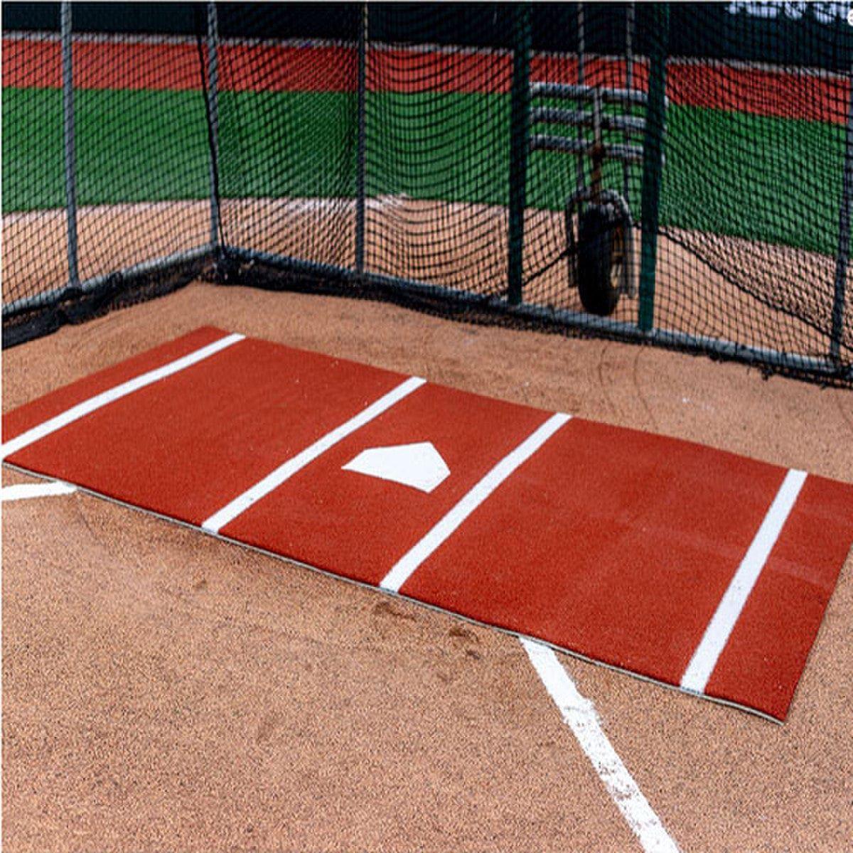 ProMounds 12' X 7' Batting Mat Pro With Inlaid Home Plate