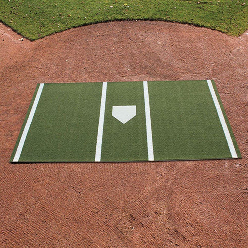 ProMounds 12' X 7' Batting Mat Pro With Inlaid Home Plate