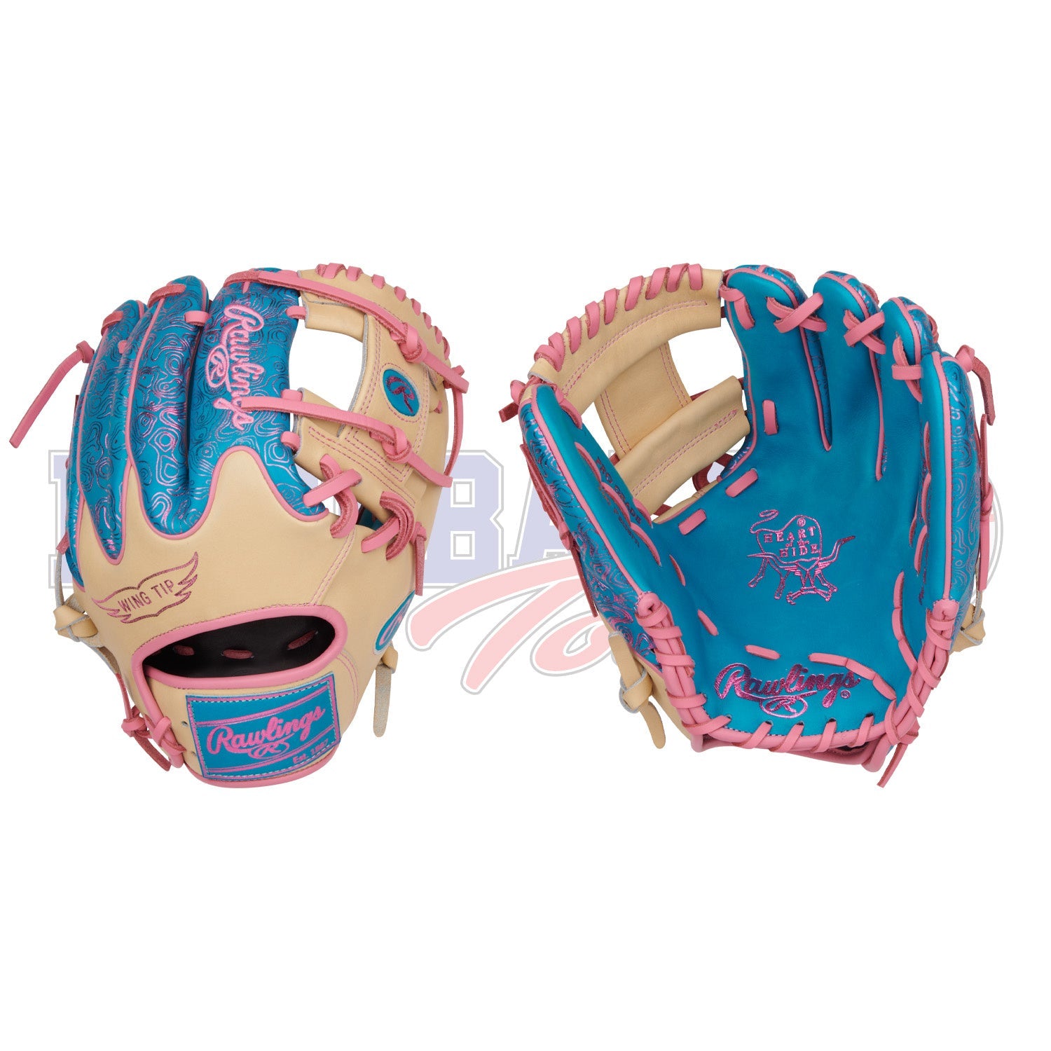 PROR204W-2TEC Heart of the Hide Vibrant Series 11.5' Baseball Glove
