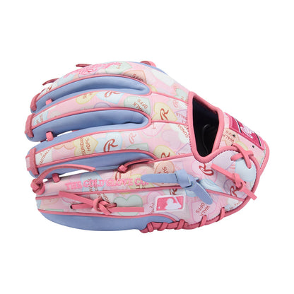Rawlings PROR314-2PEP Candy Heart Valentine's Day Heart of the Hide 11.5" Baseball Glove