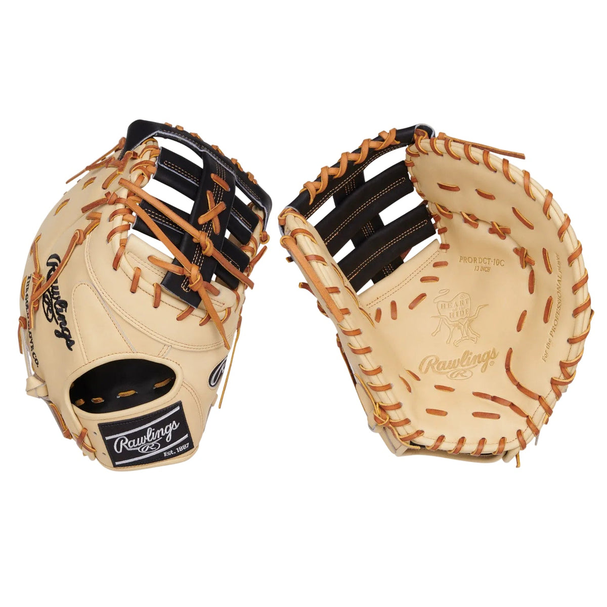 Rawlings PRORDCT-10C Heart of the Hide 13" Firstbase Baseball Mitt
