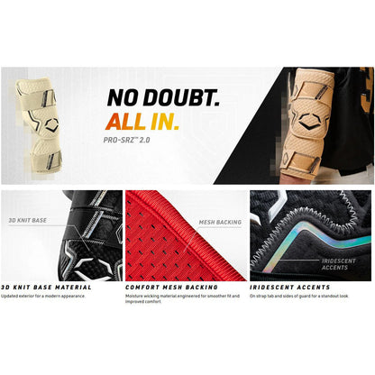 EvoShield PRO-SRZ 2.0 Batter's Two Piece Elbow Guard: WB5726701OS