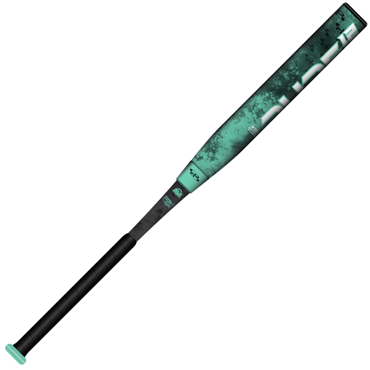 2026 BoombahPure Pure12 Teal Control 12" Balanced NSA USSSA Slowpitch Softball Bat: M2B0-6141 TL
