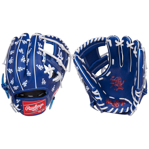 PRO205-2LAD Heart of the Hide MLB Micro Logo Los Angeles Dodgers 11.75" Baseball Glove