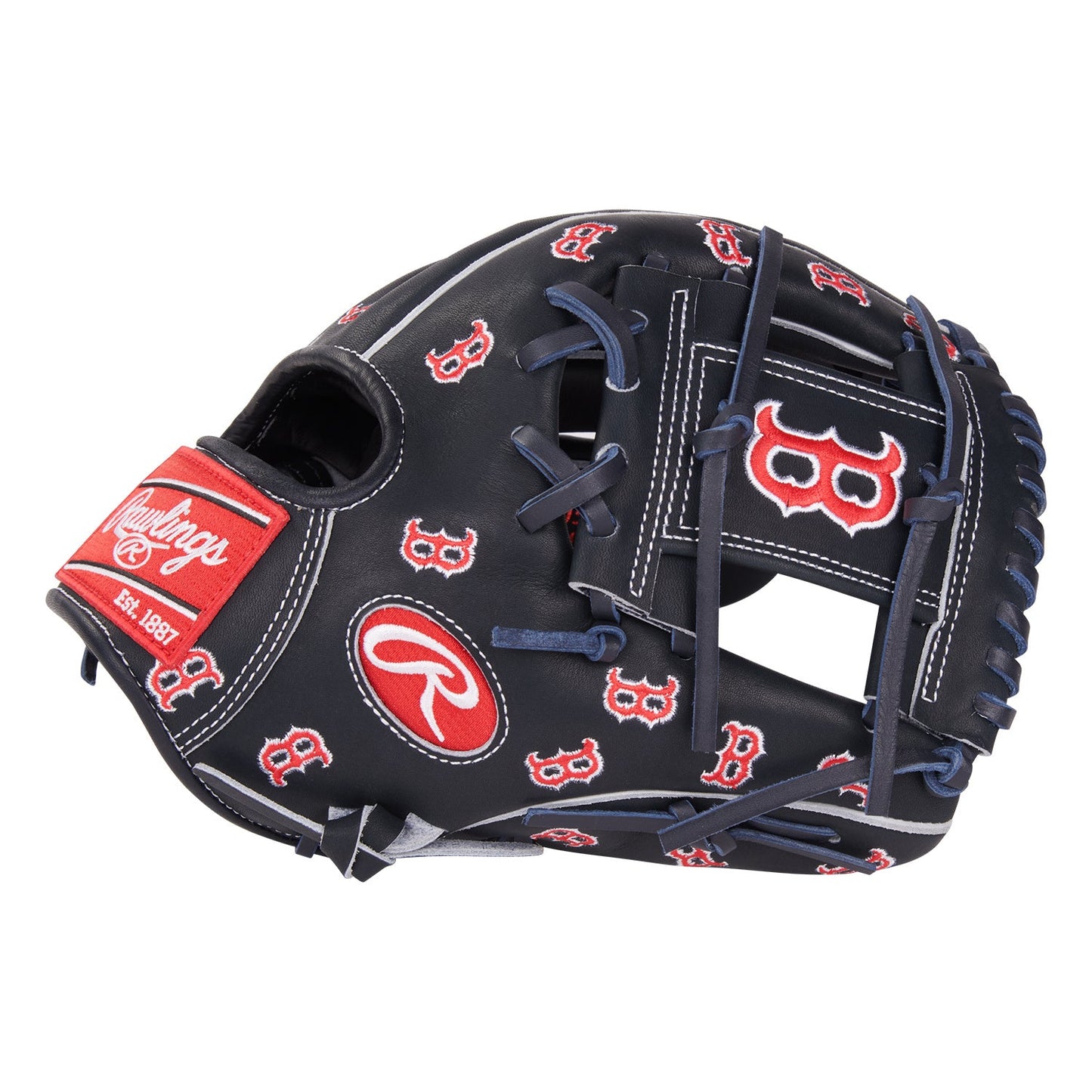 PRO205-2BOS Heart of the Hide MLB Micro Logo Boston Red Sox 11.75" Baseball Glove