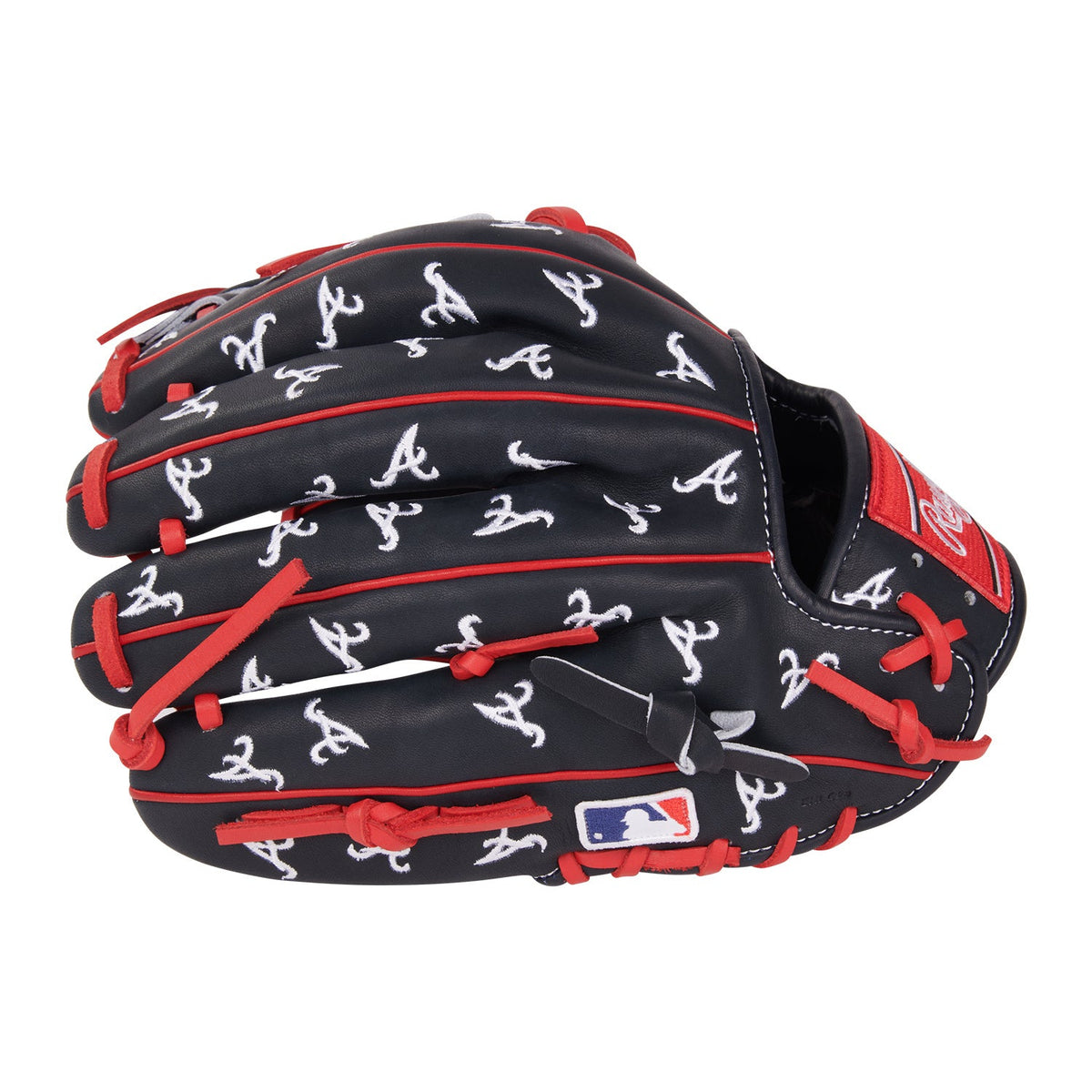 PRO205-2ATL Heart of the Hide MLB Micro Logo Atlanta Braves 11.75" Baseball Glove