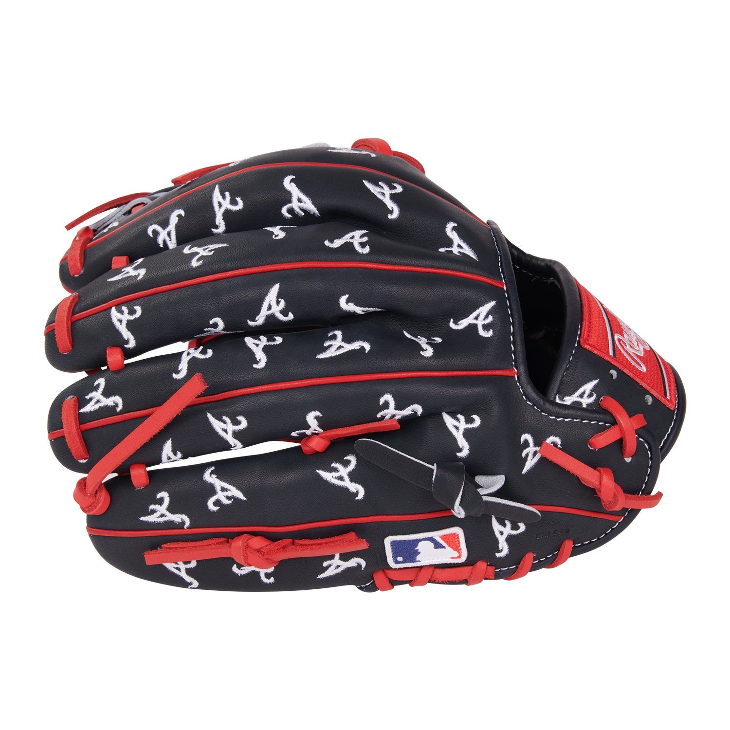 PRO205-2ATL Heart of the Hide MLB Micro Logo Atlanta Braves 11.75" Baseball Glove