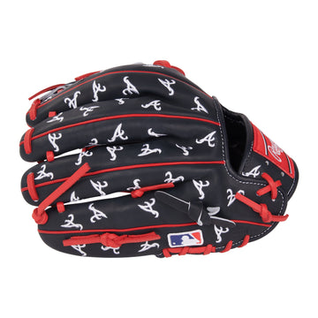 PRO205-2ATL Heart of the Hide MLB Micro Logo Atlanta Braves 11.75" Baseball Glove