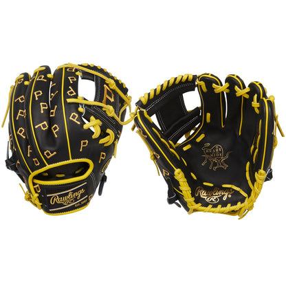 PRO205-2PIT Heart of the Hide MLB Micro Logo Pittsburgh Pirates 11.75" Baseball Glove