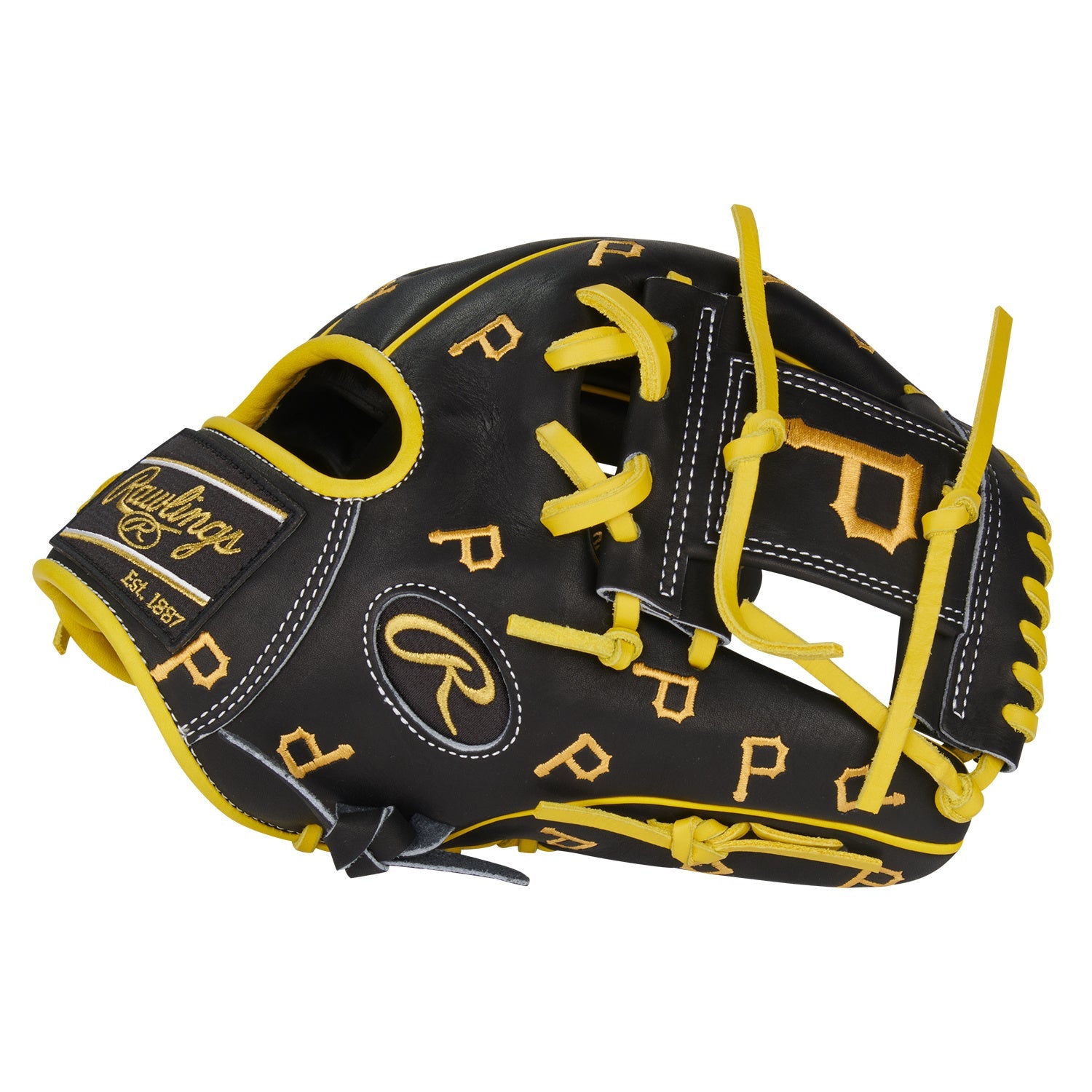 PRO205-2PIT Heart of the Hide MLB Micro Logo Pittsburgh Pirates 11.75" Baseball Glove