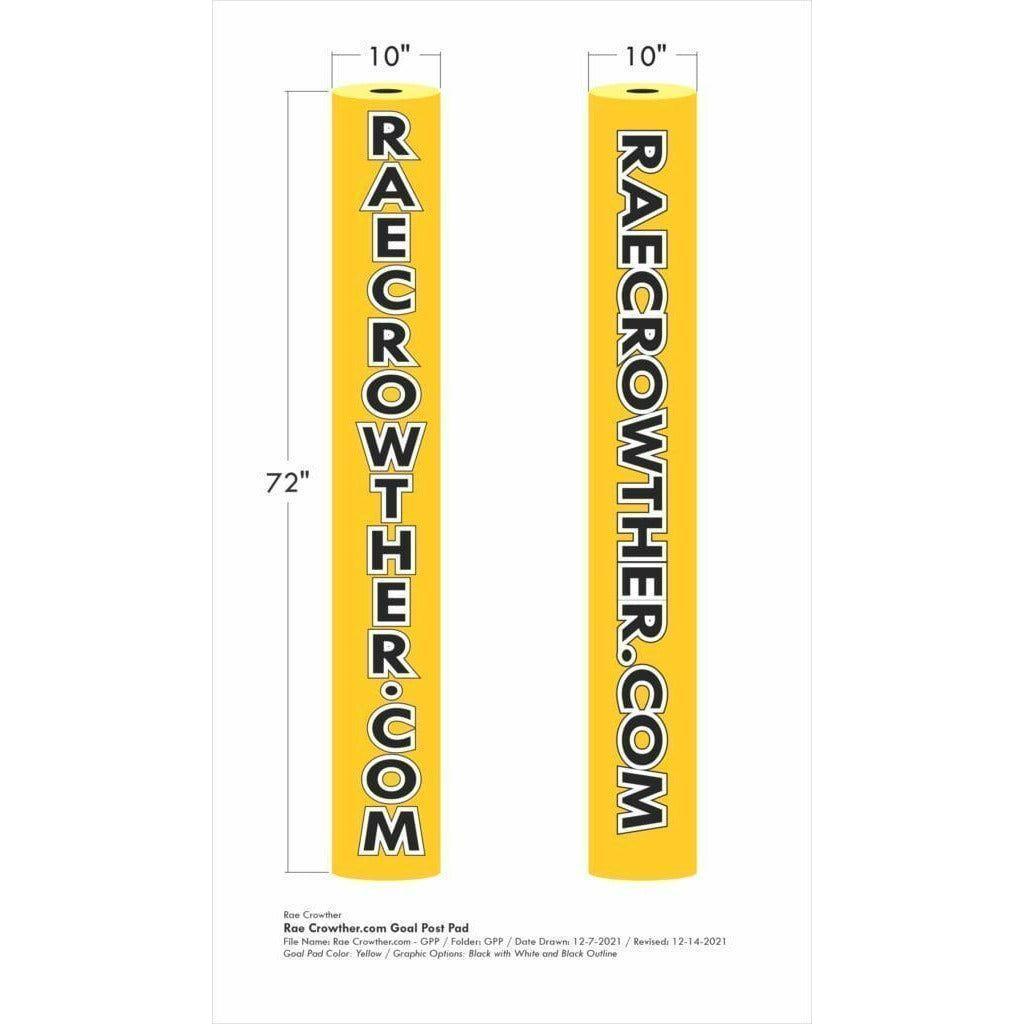 Rae Crowther 6’ Goal Post Pads w/ Lettering GPP18