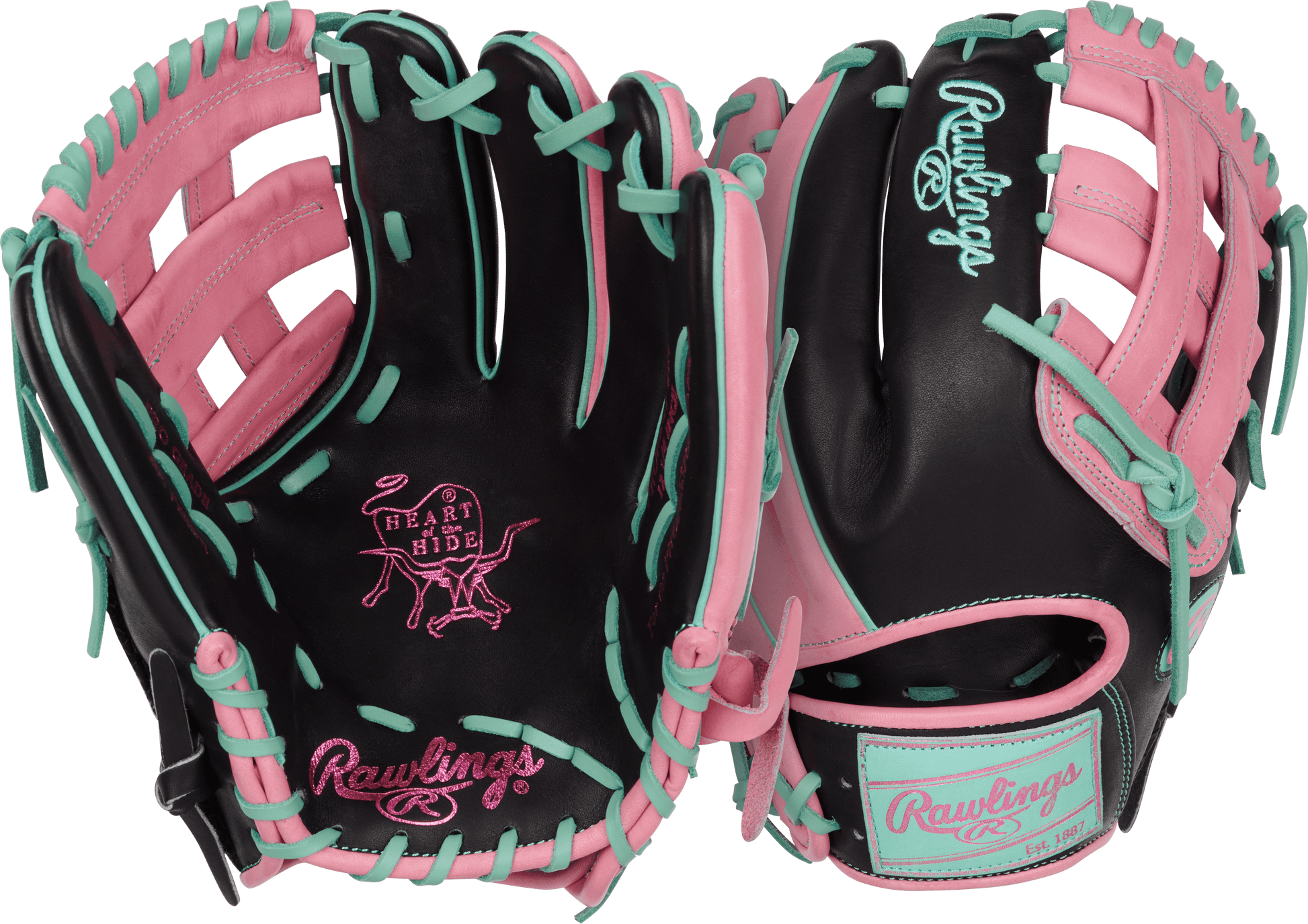Rawlings Heart of the Hide Color Sync 12.25" Baseball Fielding Glove - PROR207-6BP