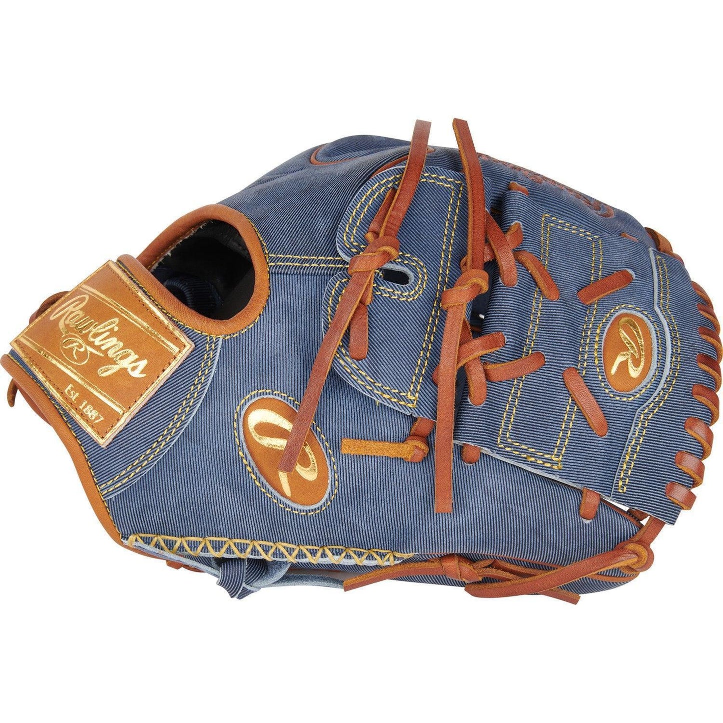 Rawlings Heart of the Hide Pro Label Denim Edition 11.75" Baseball Fielding Glove - PRO205W-9D