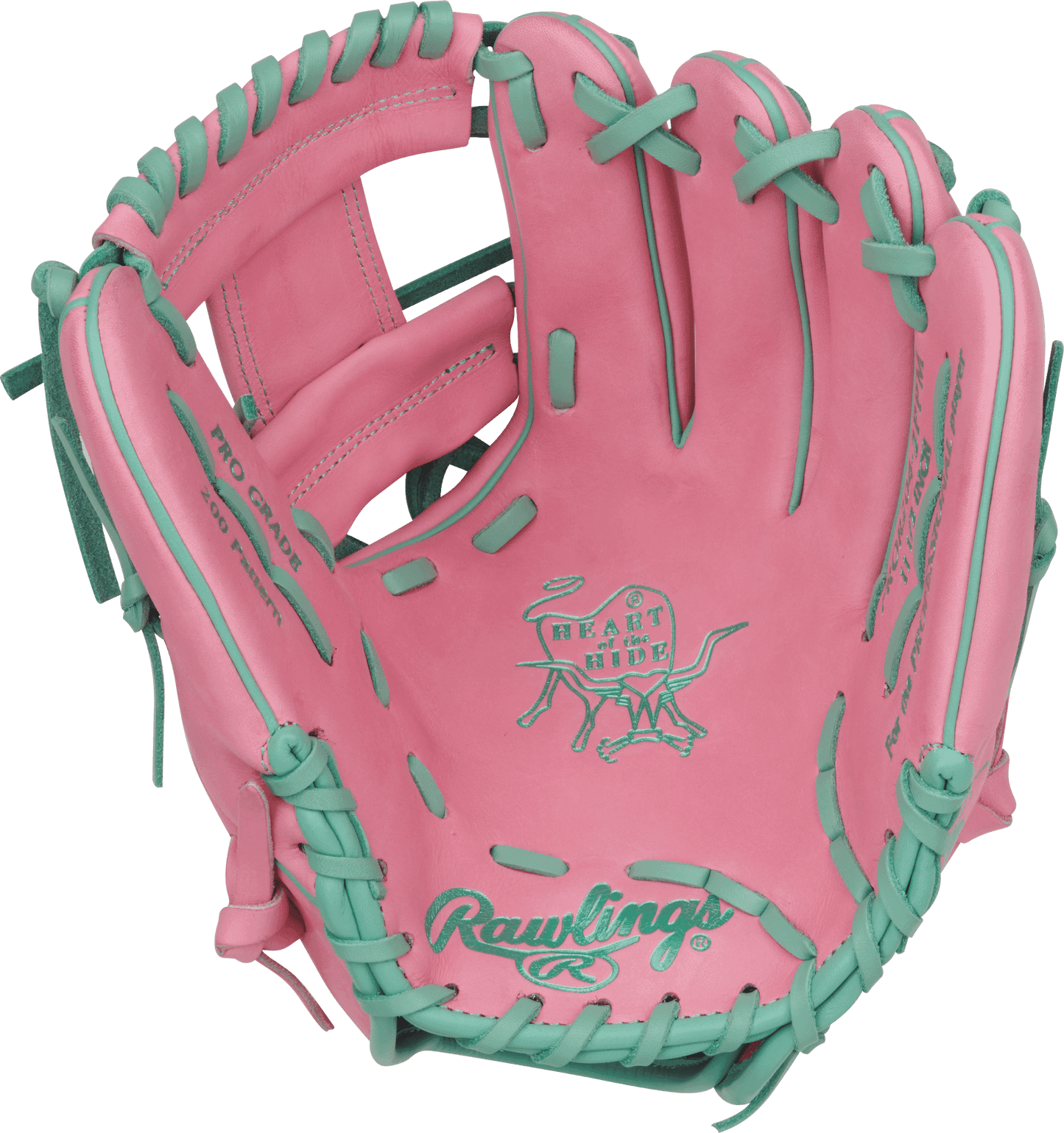 Rawlings Heart of the Hide Vibrant Series 11.5" Baseball Fielding Glove - PROR204-2PPM