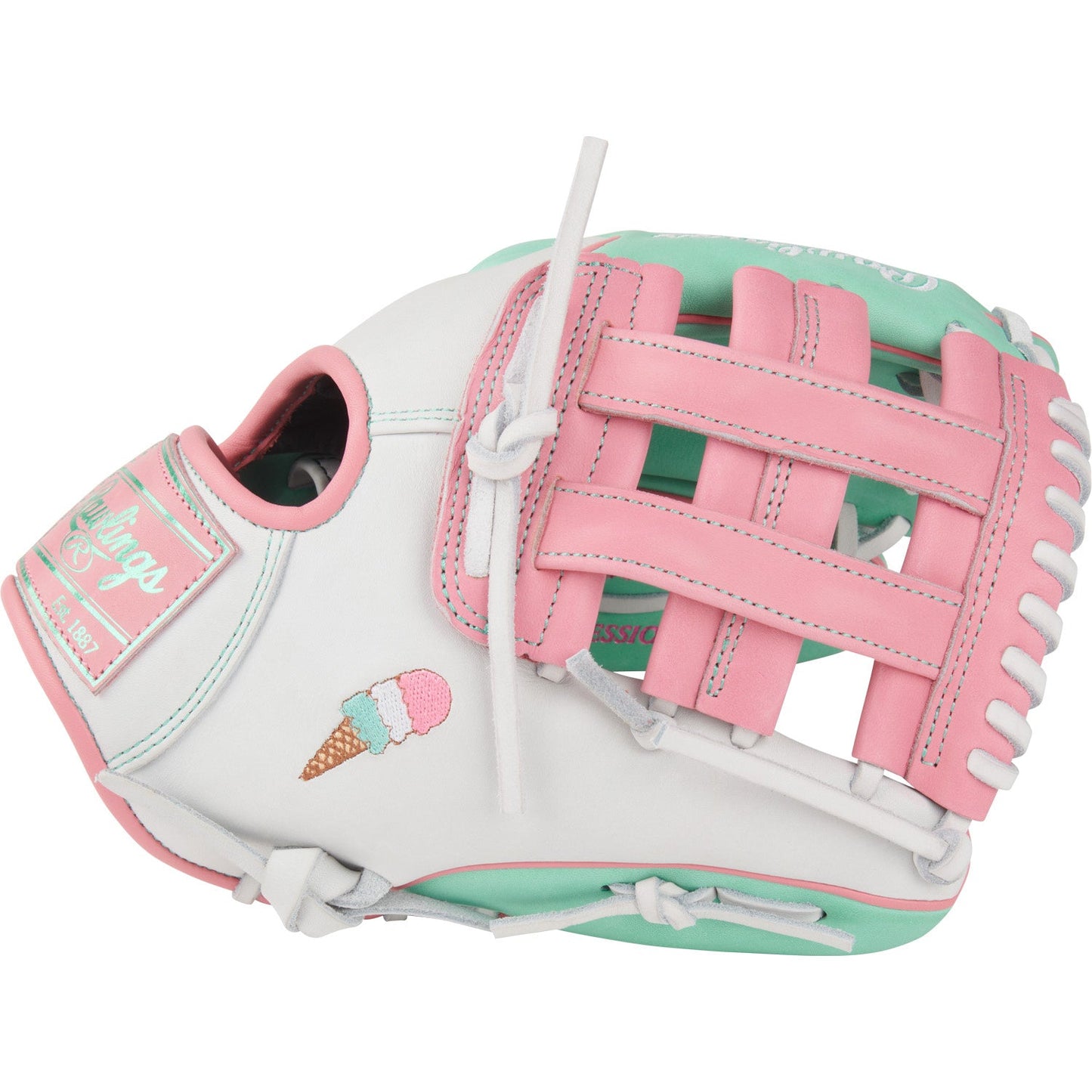 PROR205W-6M Summertime Fun Collection Heart of the Hide Exclusive 11.75" Baseball Glove