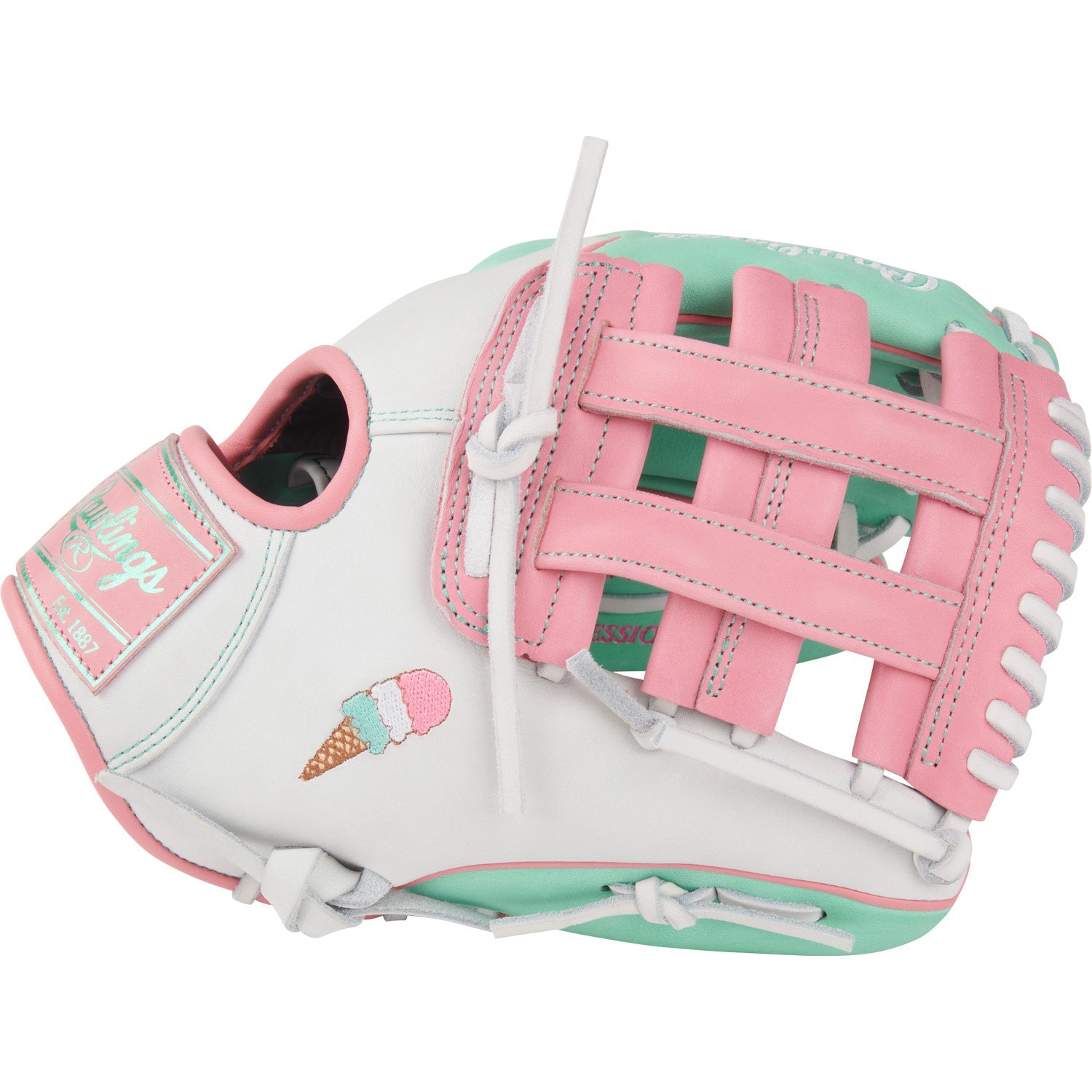 PROR205W-6M Summertime Fun Collection Heart of the Hide Exclusive 11.75" Baseball Glove