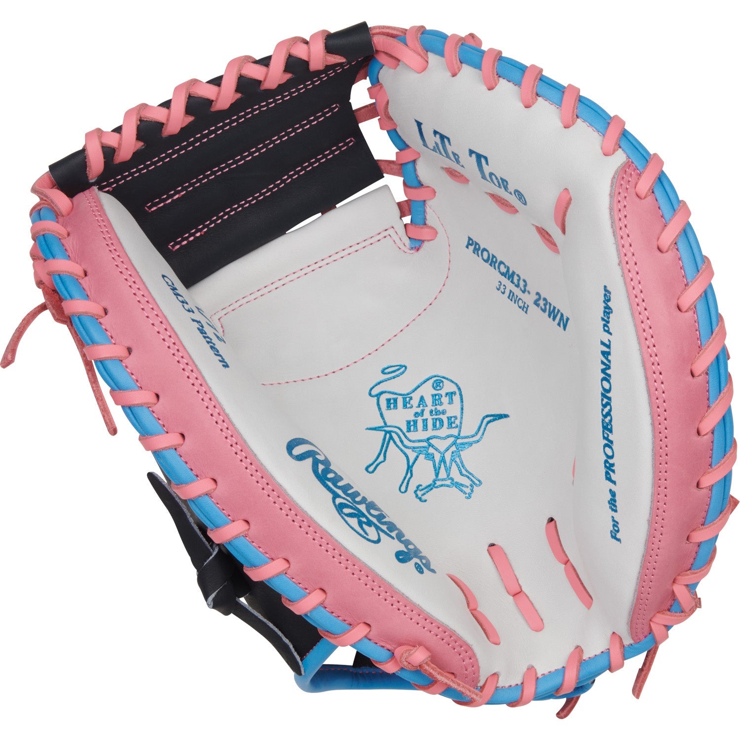 PRORCM33-23WN Summertime Fun Collection Heart of the Hide Exclusive 33" Catcher's Baseball Glove