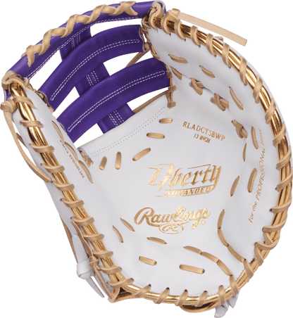 Rawlings Liberty Advanced ColorSync 4.0 13" First Base Softball Mitt/Glove - RLADCTSBWPUG
