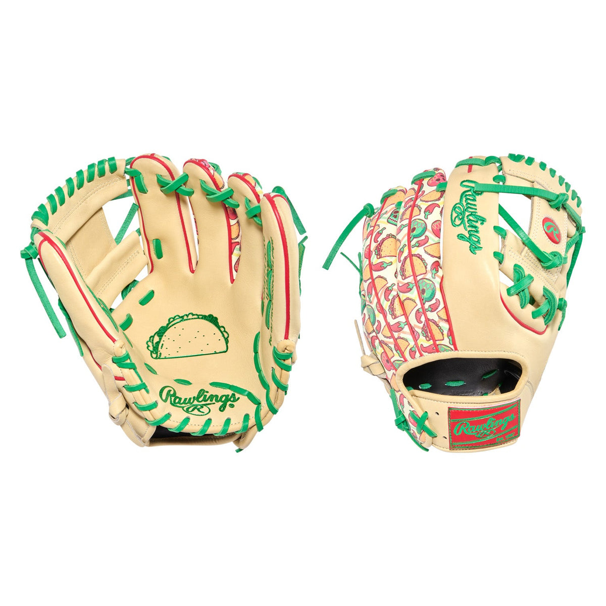 Rawlings PROR2174-2CKG Taco Food Collection Heart of the Hide 11.5" Baseball Glove
