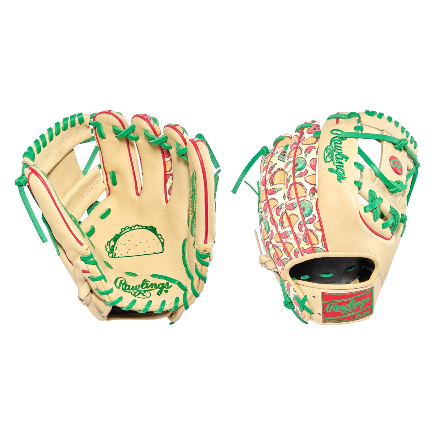 Rawlings PROR2174-2CKG Taco Food Collection Heart of the Hide 11.5" Baseball Glove
