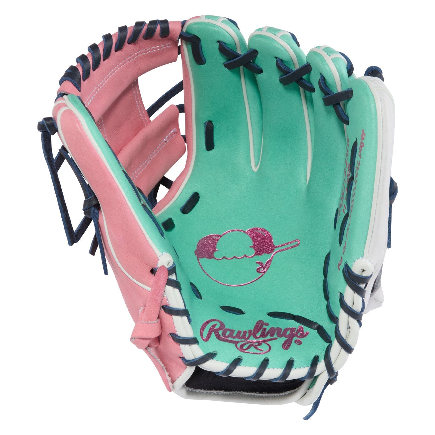 Rawlings PROR314-2MW Ice Cream Food Collection Heart of the Hide 11.5" Baseball Glove