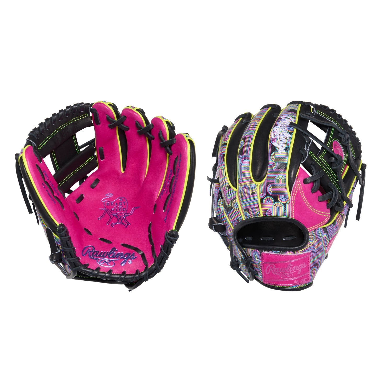 Rawlings PROR934-2BEB Color Sync 10.0 Heart of the Hide 11.5" Baseball Glove
