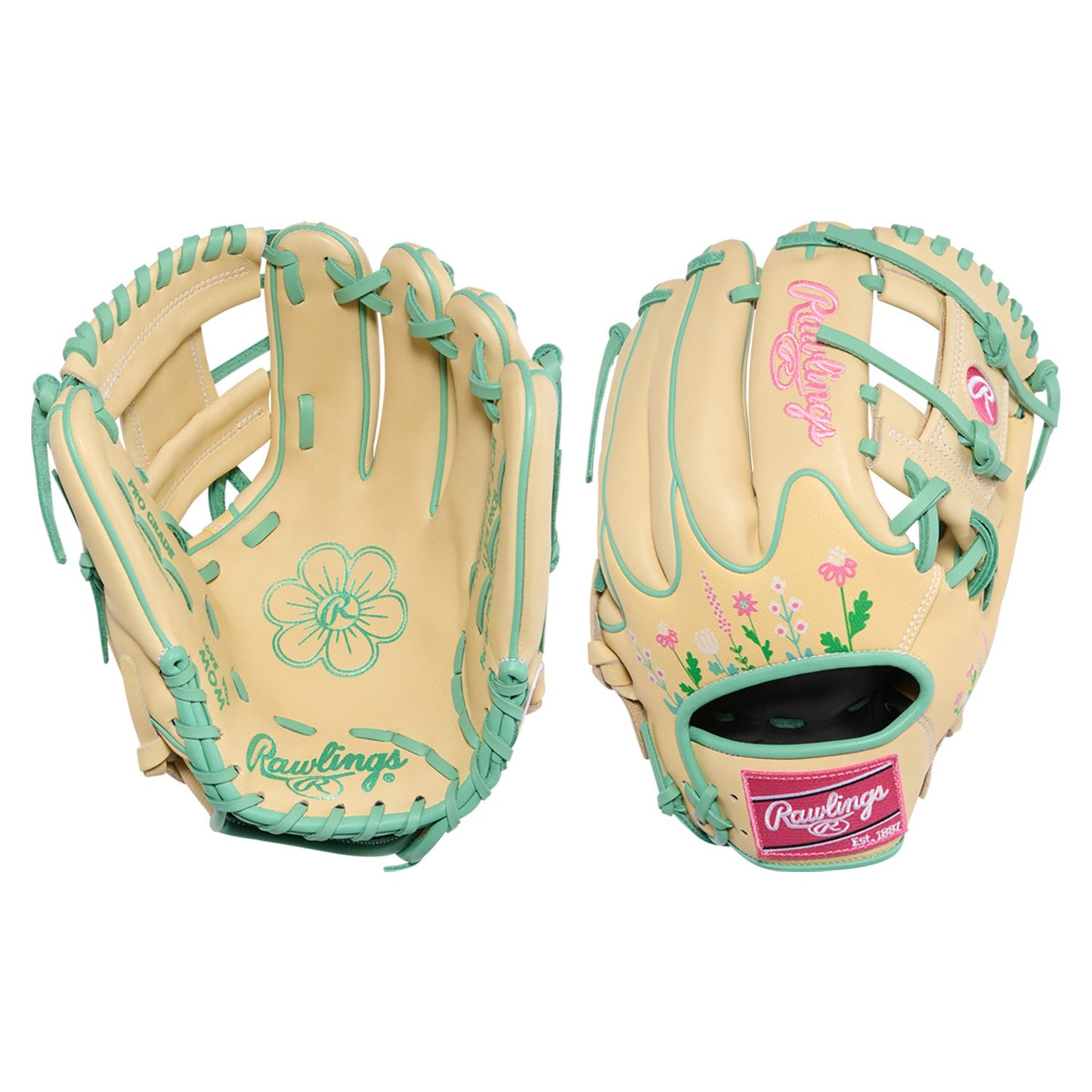 Rawlings RSGPROR205W-2CM Mother's Day Heart of the Hide 11.75" Baseball Glove