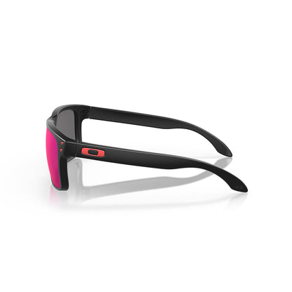 OAKLEY HOLBROOK Sunglasses Matte Black: Positive Red Iridium lenses