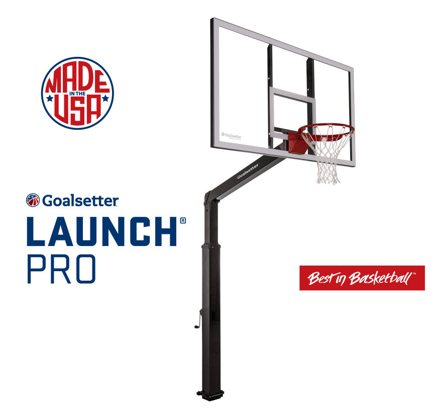 Goalsetter Launch Pro Series 72" In-Ground Basketball Hoop