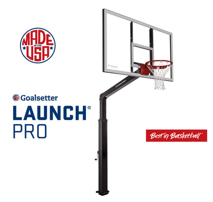 Goalsetter Launch Pro Series 72" In-Ground Basketball Hoop