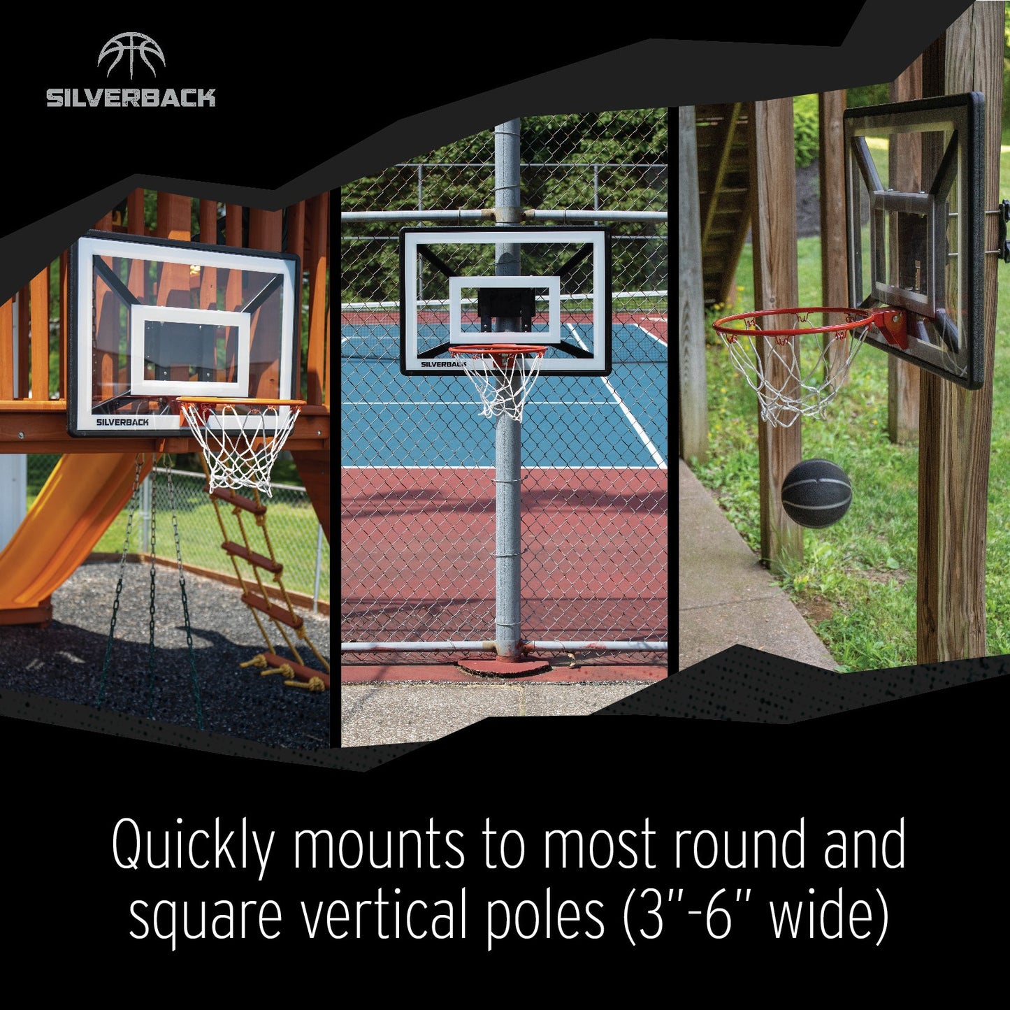 Silverback Junior Basketball Hoop